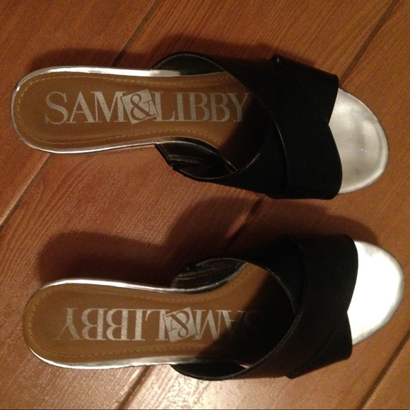 Sam & Libby 3" Wedge Slides size 9 - Picture 1 of 2